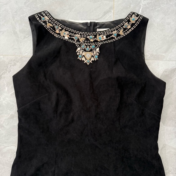 Women’s Vintage Jessica Howard Beaded Maxi Sleeveless Dress and Blazer Size 10 - Picture 4 of 16